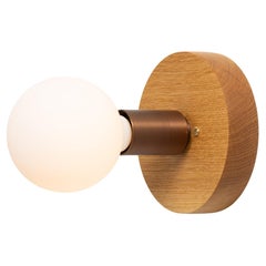 Sphere Bronze Oak Mount Wall Sconce by Lights of London