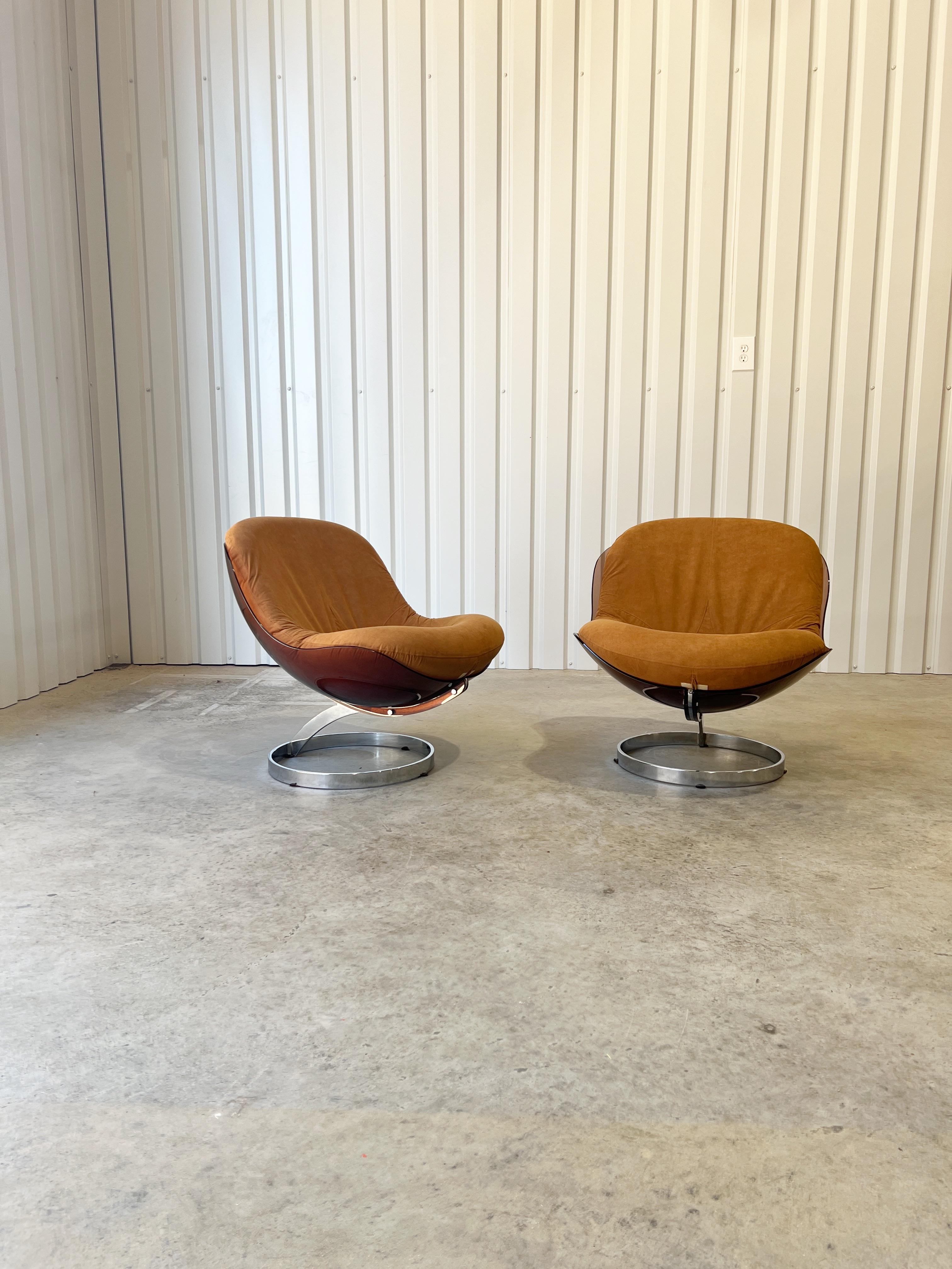 'Sphere' Stühle von Boris Tabacoff für Mobilier Modulair Moderne, Frankreich, 1960er Jahre (Französisch) im Angebot