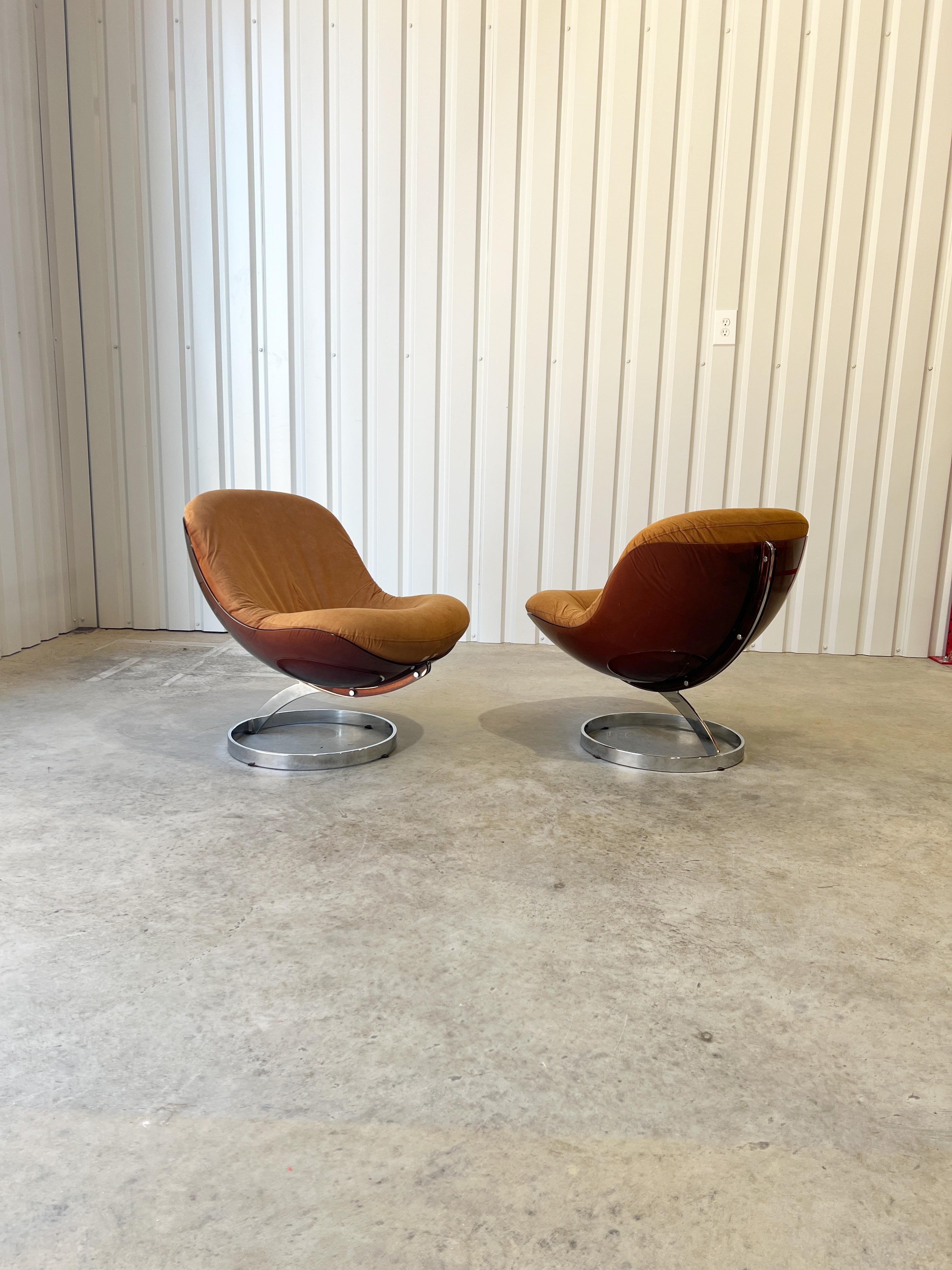 'Sphere' Stühle von Boris Tabacoff für Mobilier Modulair Moderne, Frankreich, 1960er Jahre (Mitte des 20. Jahrhunderts) im Angebot