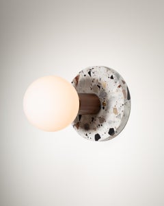 Sphere Composite Marble Terrazzo Wall Sconce by Lights of London