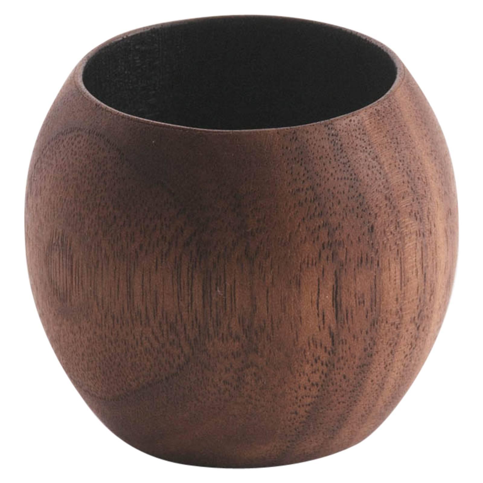 Sphere Cup in Walnut For Sale