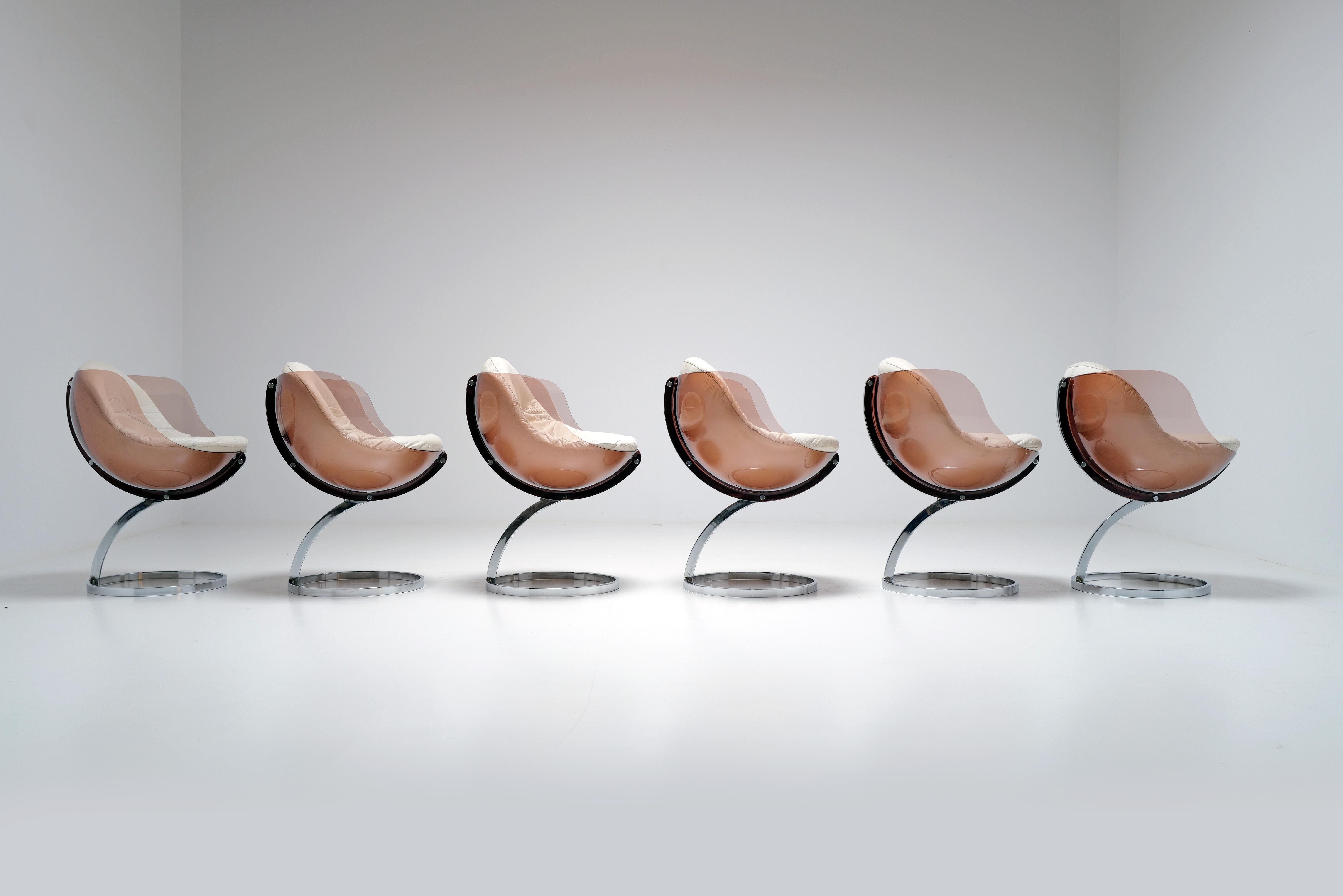 Sphere dining set by Boris Tabacoff for Mobilier Modulaire Moderne, 1970's In Good Condition For Sale In Zwevegem, VWV