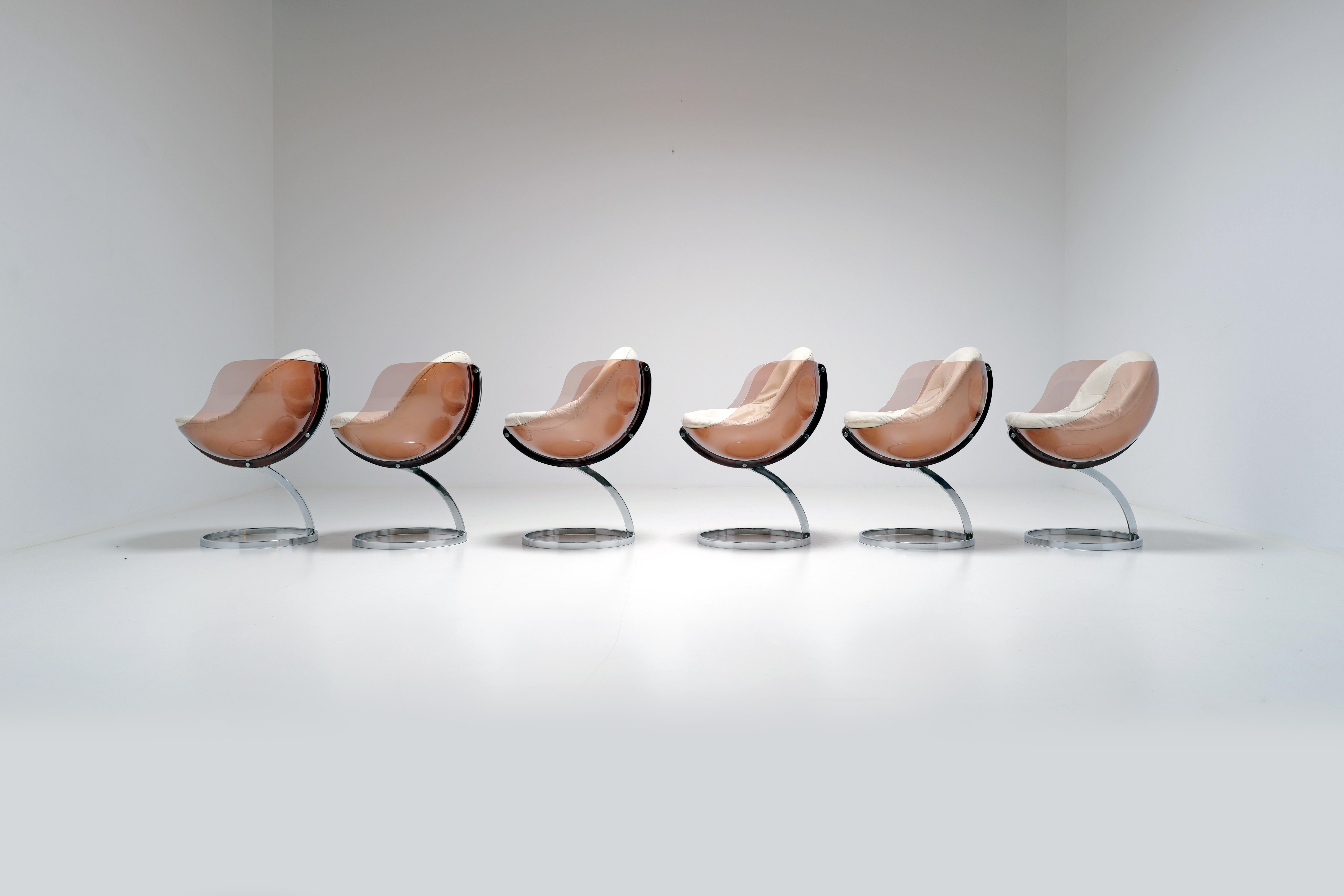 Late 20th Century Sphere dining set by Boris Tabacoff for Mobilier Modulaire Moderne, 1970's For Sale
