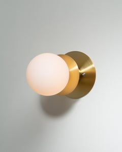 Sphere Disc Flush Mount Wall Sconce