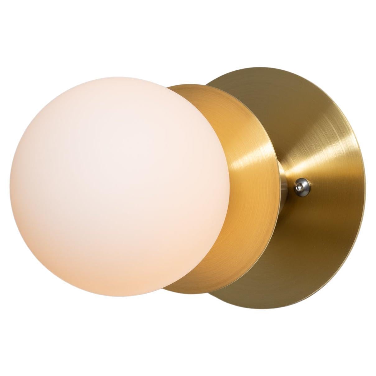 Sphere Disc Flush Mount Wall Sconce For Sale