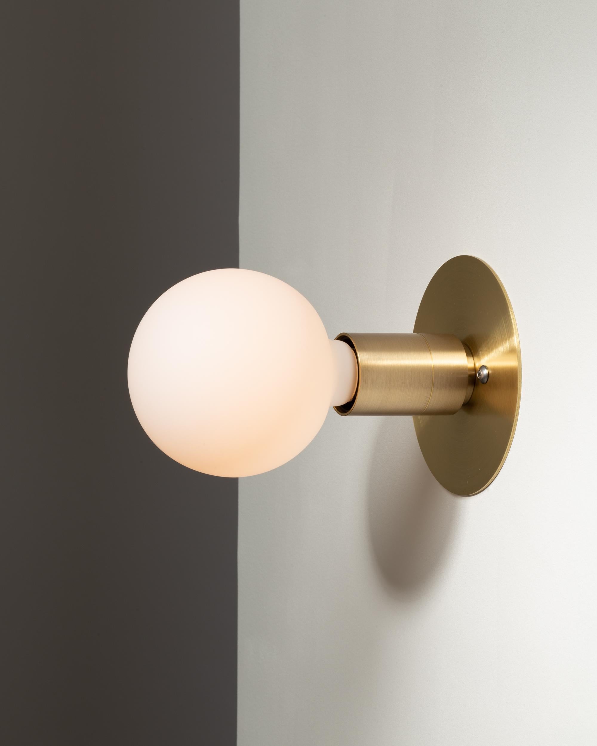 Contemporary Sphere Flush Mount Wall Sconce by Lights of London For Sale