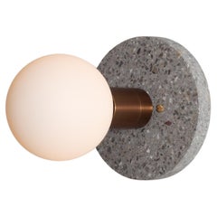 Sphere Grey Marble Terrazzo Wall Sconce by Lights of London Sphere Grey Marble Terrazzo Wall Sconce by Lights of London
