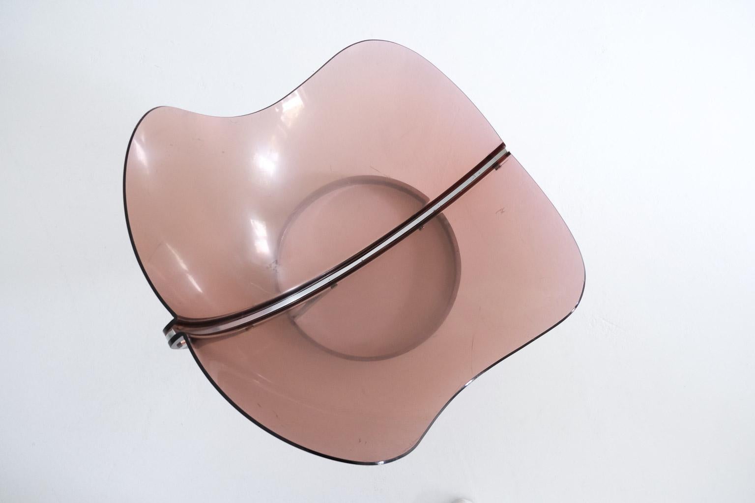 Chaise longue Sphère de Boris Tabacoff pour M. A&M., coussin en tissu Dedar 10