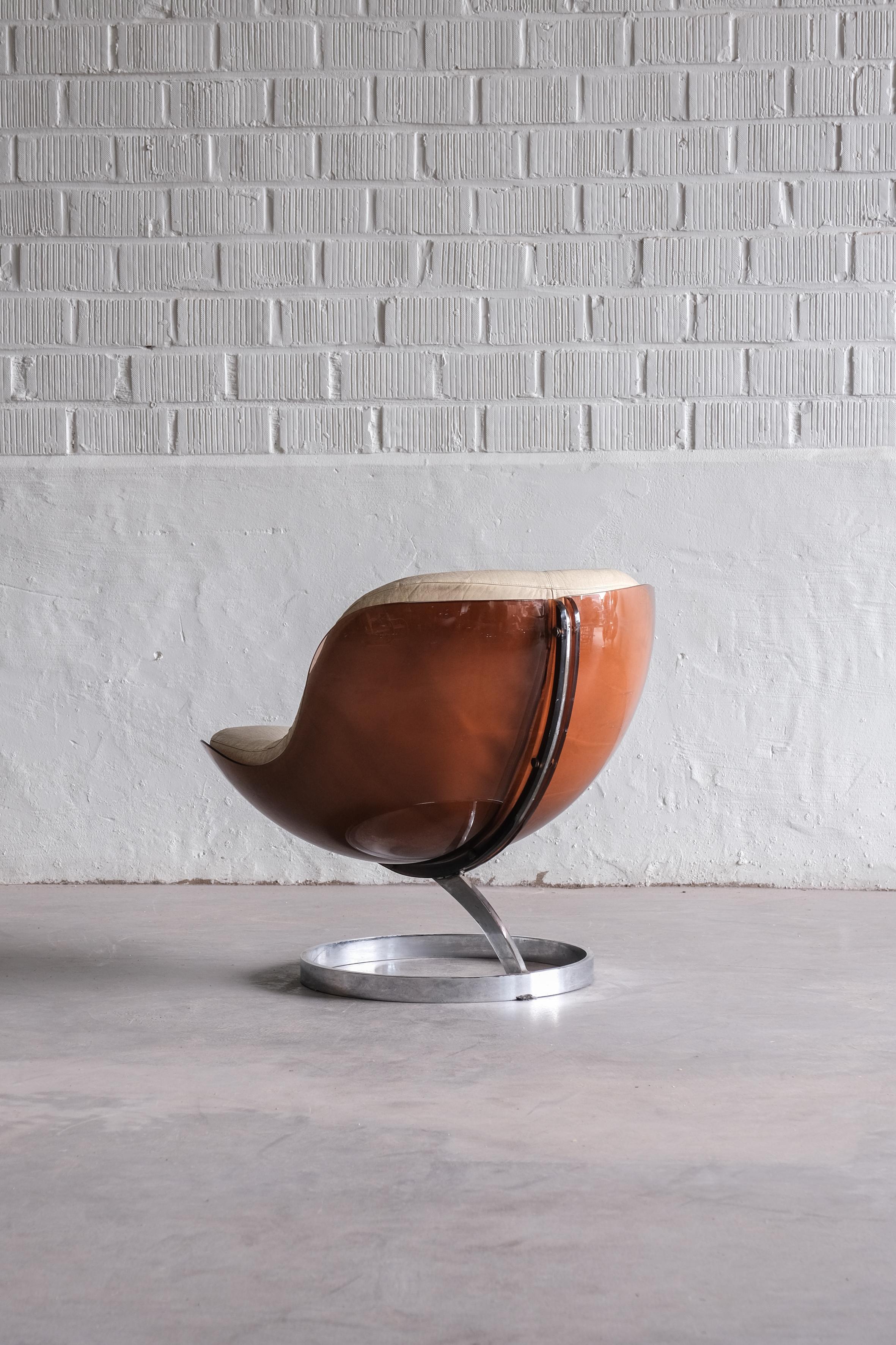 Sphère Lounge Chair by Boris Tabacoff, space age from the 70ties 5