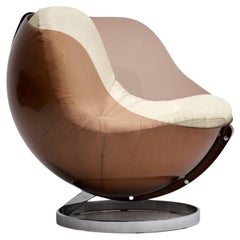 Sphere Lounge Chair Designed by Boris Tabacoff for Mobillier Modulaire Moderne