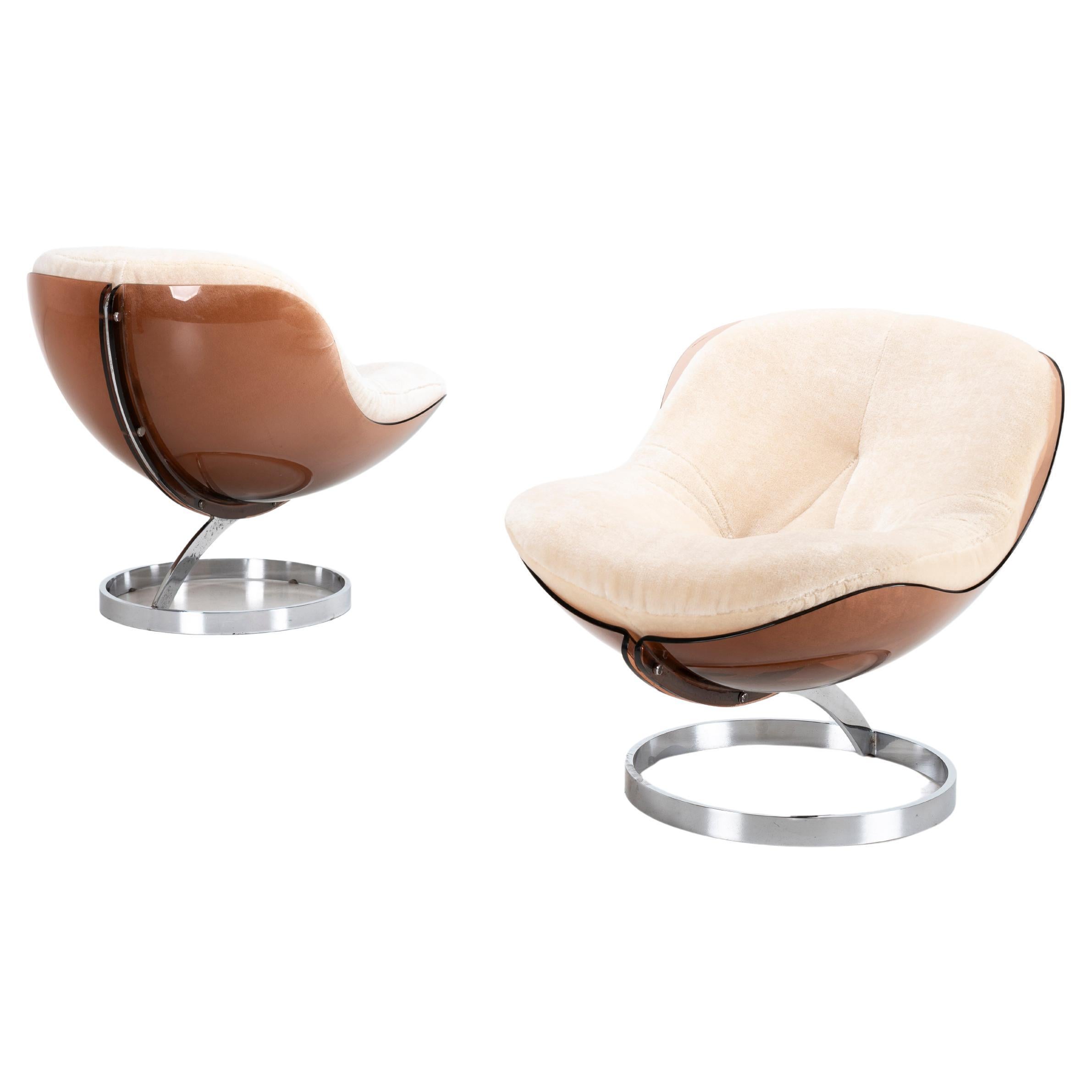 Chaises longues 'Sphere' de Boris Tabacoff pour Mobilier Modulair Moderne 1971