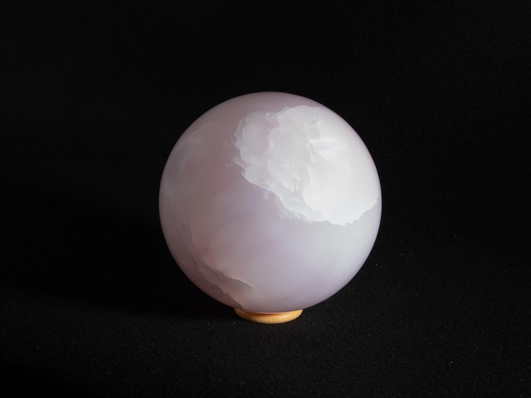 18th Century and Earlier Sphere of mangano calcite For Sale