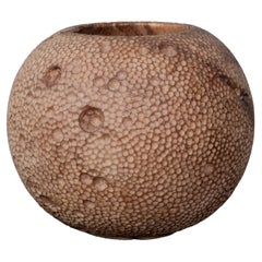 Sphere Teak Wood Vase by Mary Verspoor