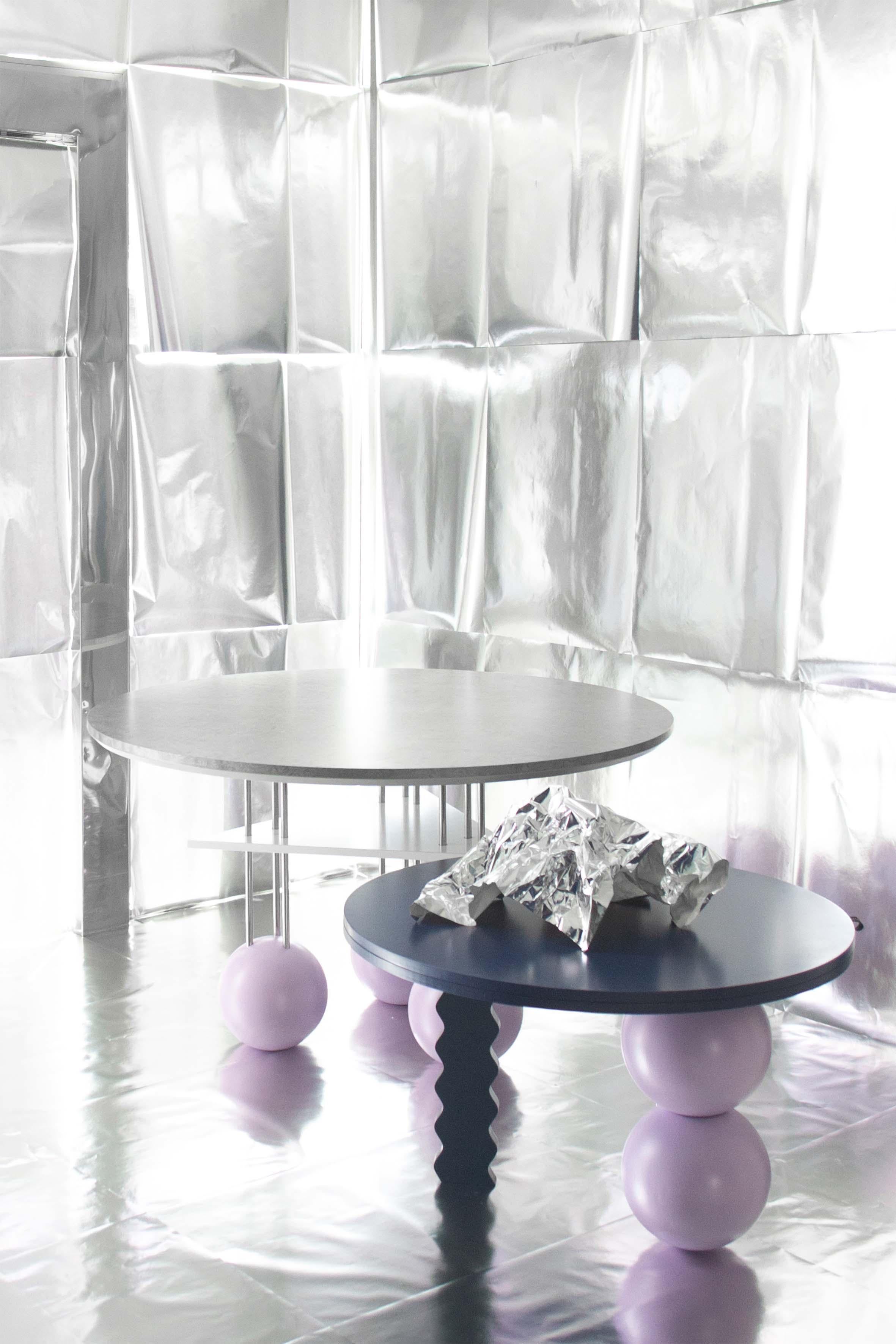 Sphere & Wave Side Table by Studio Christinekalia For Sale 2