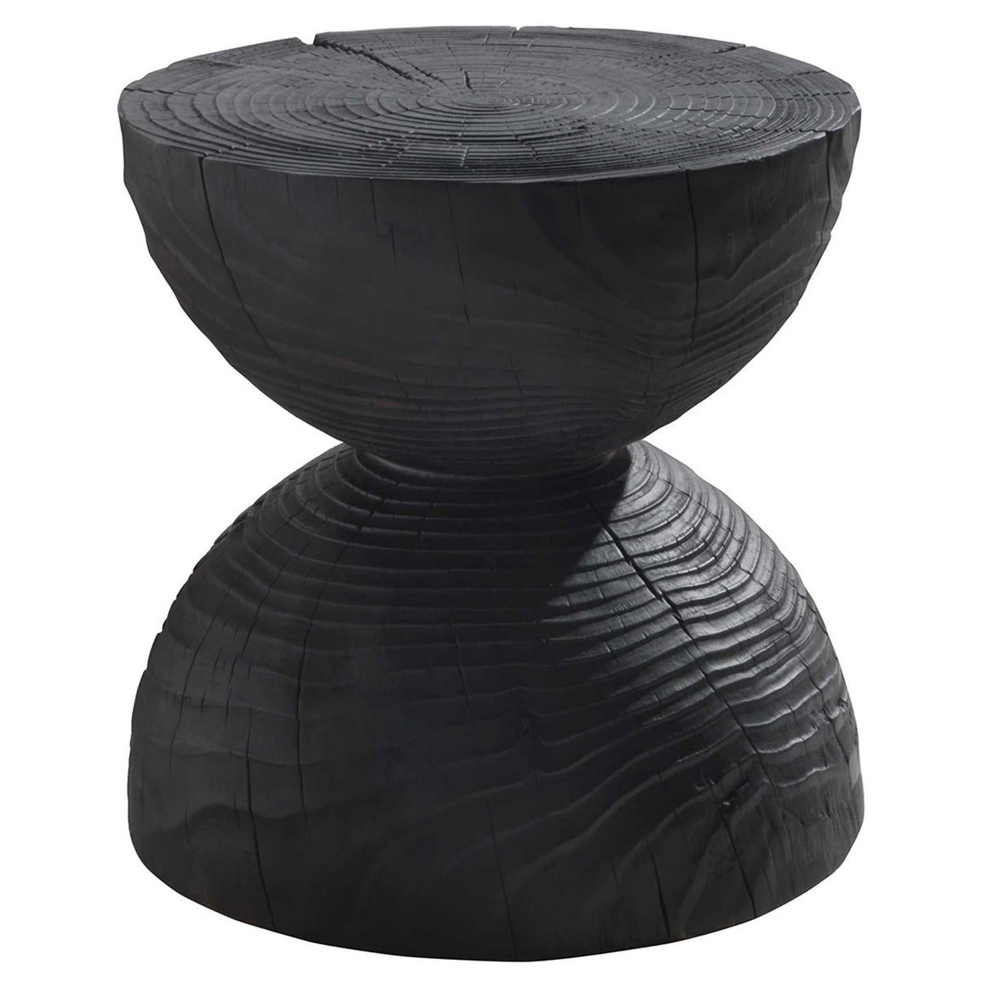 Spheres Burnt Stool