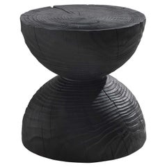 Tabouret brûlé sphériques