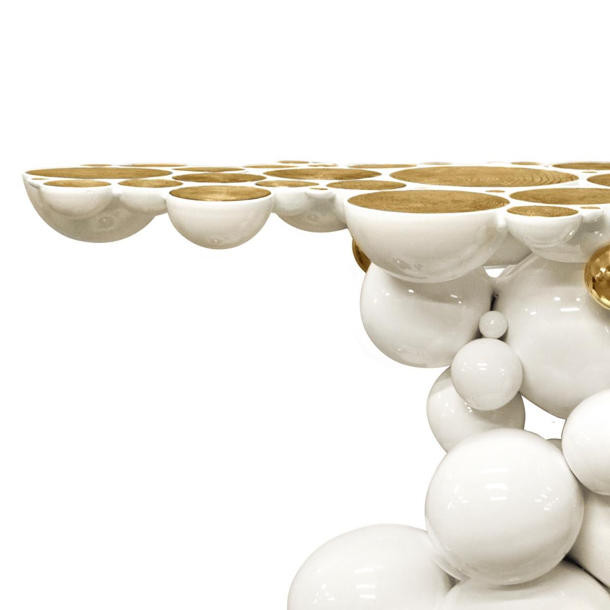 console table gold