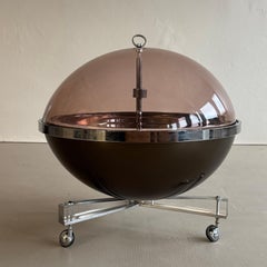 Chariot à apéritif « Spheric » de Pierre Cardin – France, années 1970