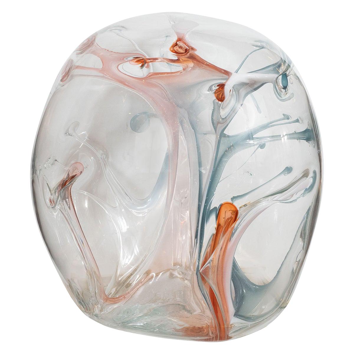 Spherical Art Glass Sculpture
