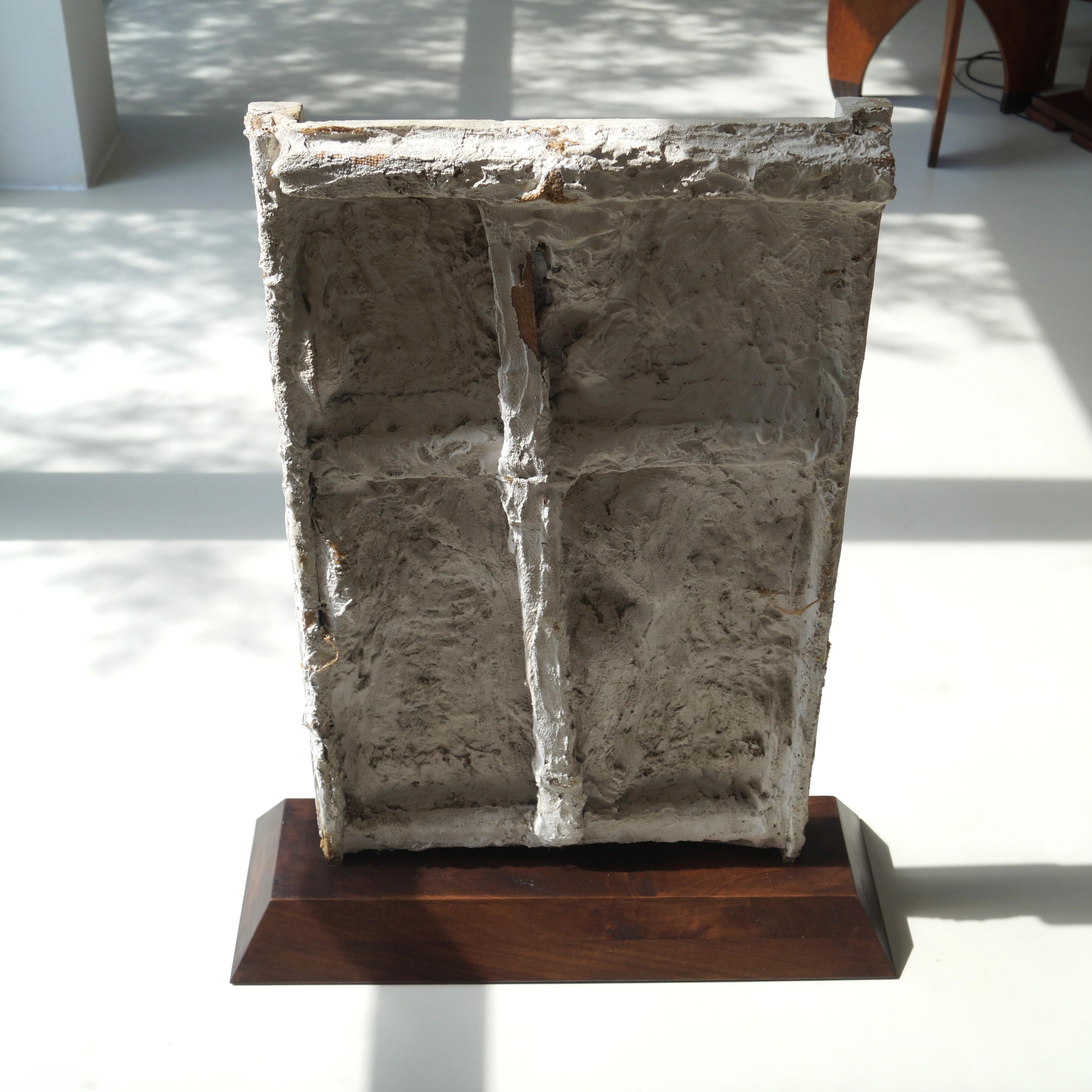 Kugelförmiges Basrelief aus Gips von Geo Verbanck, Belgien, 1920er Jahre im Angebot 7