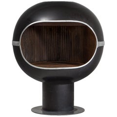 Spherical "Bromma" Fireplace by Handöl, Sweden