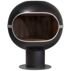 Spherical "Bromma" Fireplace by Handöl, Sweden