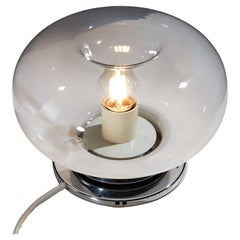 Lampe de table en verre sphérique