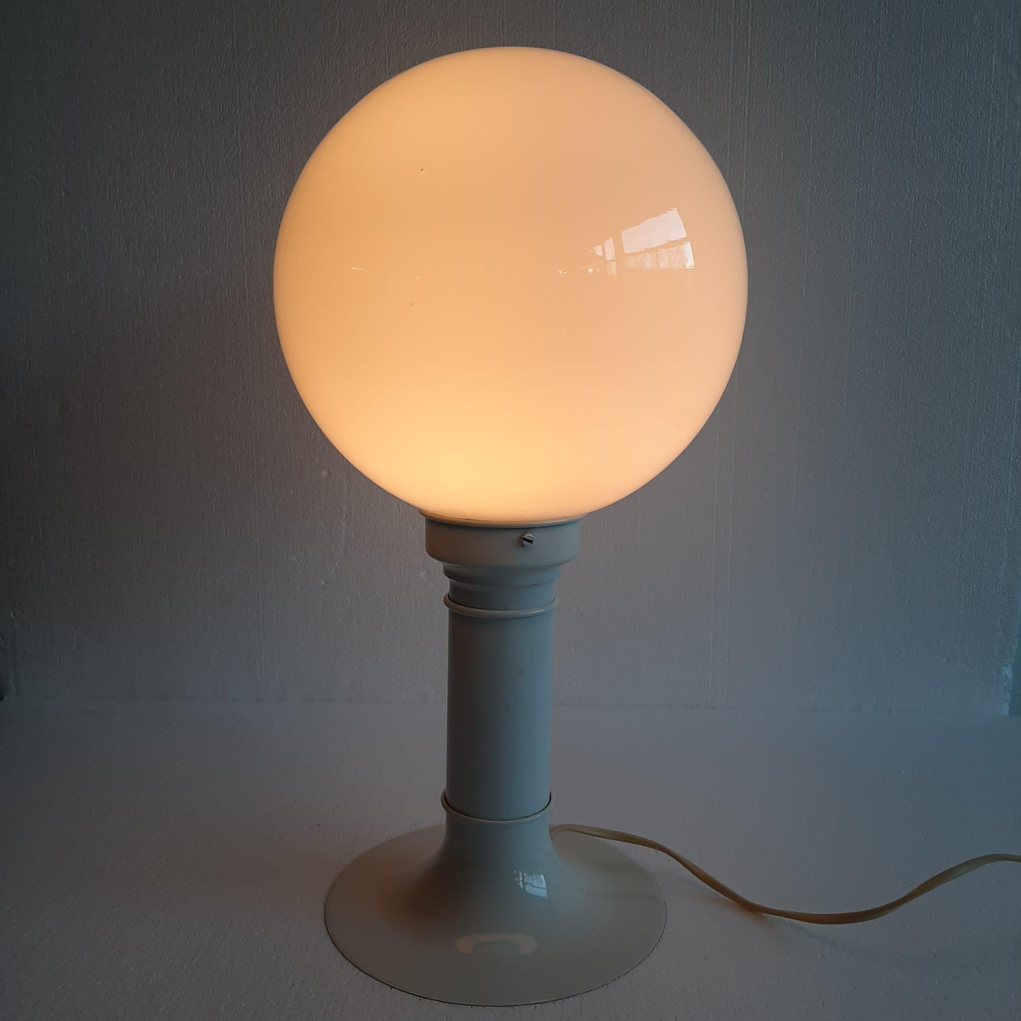 Metal spherical lamp for Woja Holland For Sale