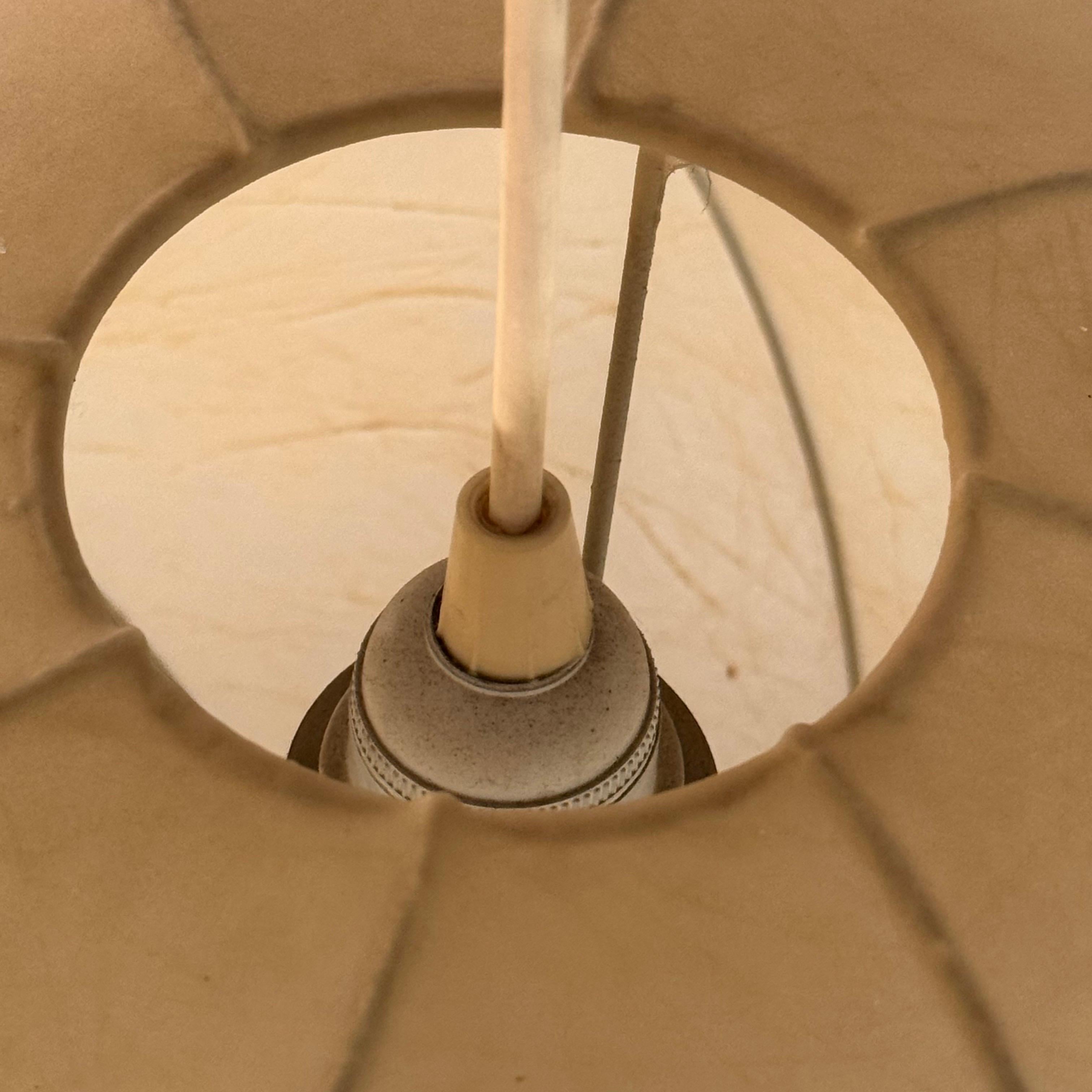 Spherical Spiral Cocoon Ceiling Lamp by Friedel Wauer for Goldkant Leuchten, 60s 10