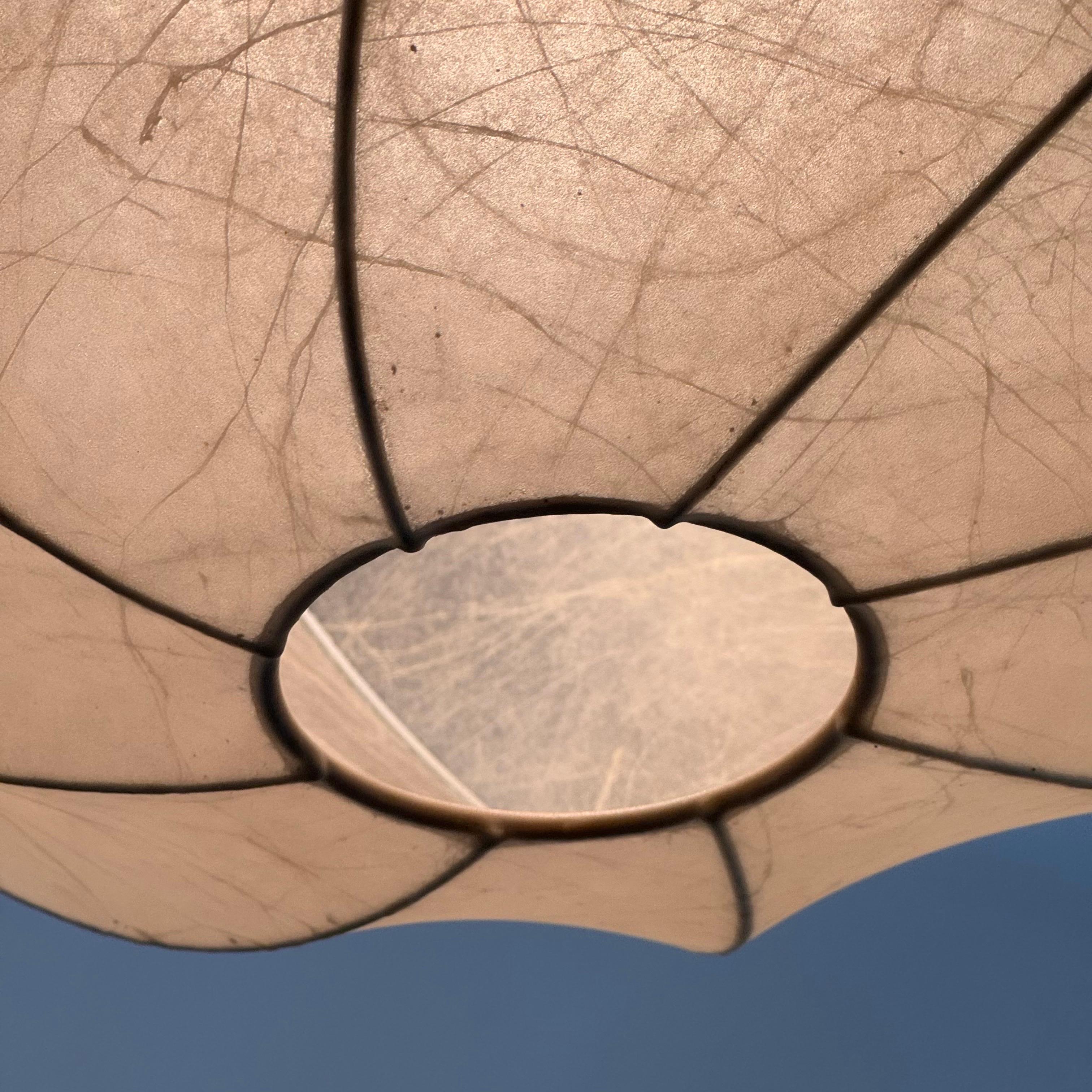 Spherical Spiral Cocoon Ceiling Lamp by Friedel Wauer for Goldkant Leuchten, 60s 1