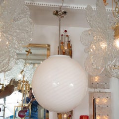 Spherical Swirl Design Pendant Fixture