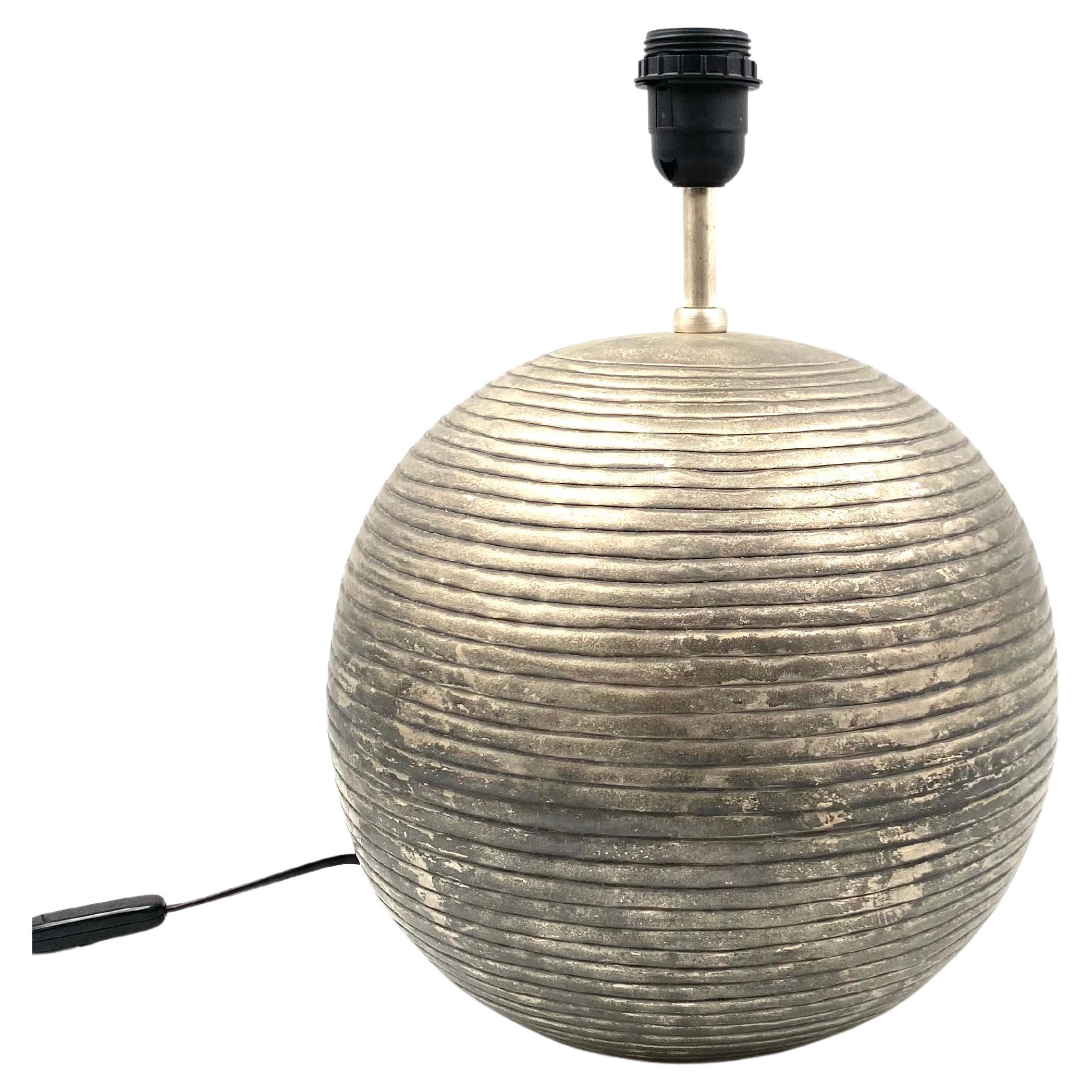 Spherical Table Lamp Base, Italy, 1970s For Sale