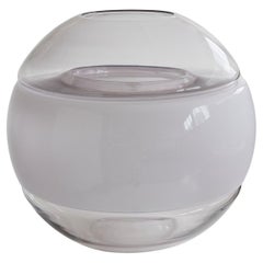 Lámpara de mesa esférica de cristal de Murano de Carlo Nason, Linea GB Italia 1970