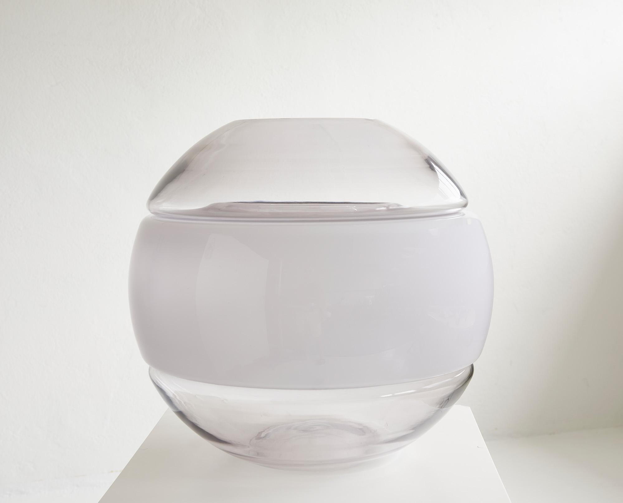 Lampe de table sphérique en verre de Murano par Carlo Nason, Linea GB Italie 1970 en vente 1