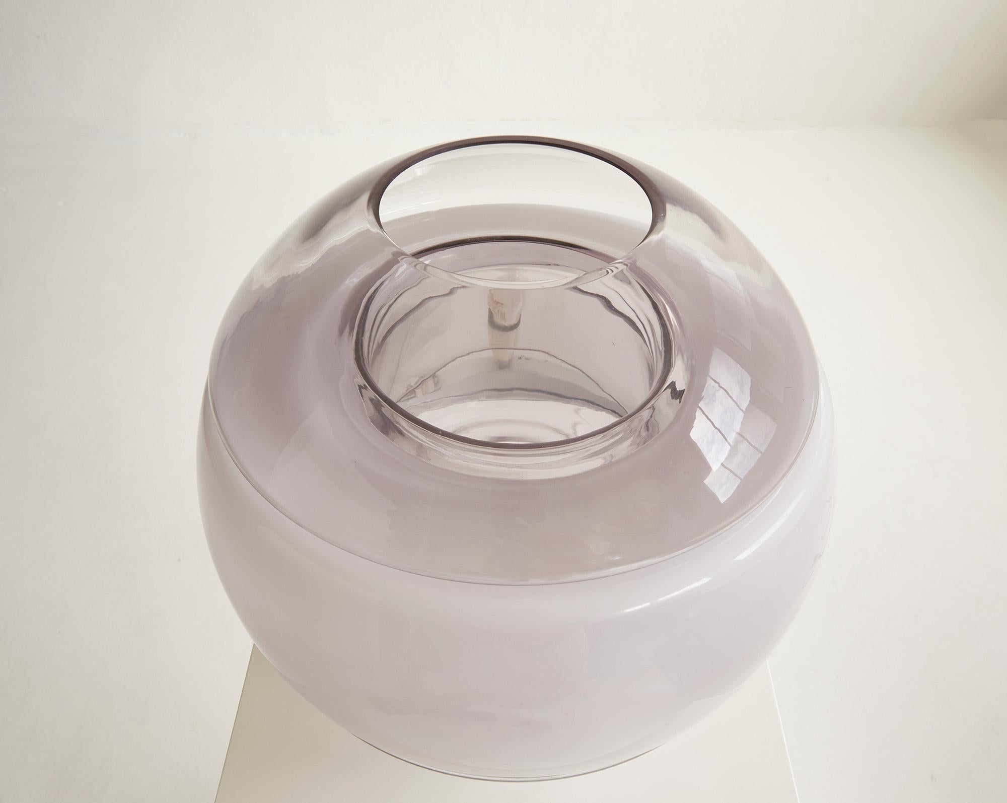 Lampe de table sphérique en verre de Murano par Carlo Nason, Linea GB Italie 1970 en vente 2