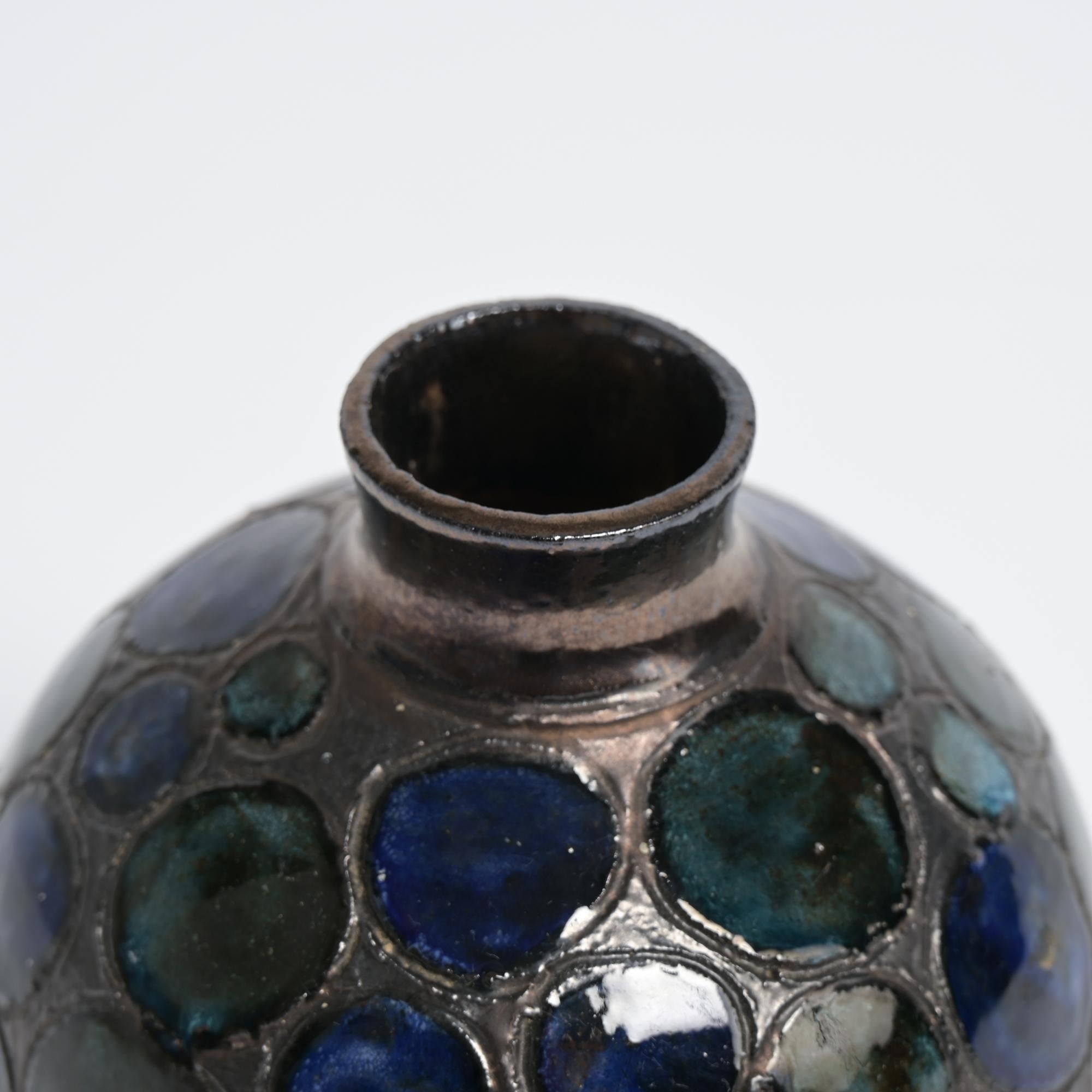 Spherical Vase by Perignem For Sale 6