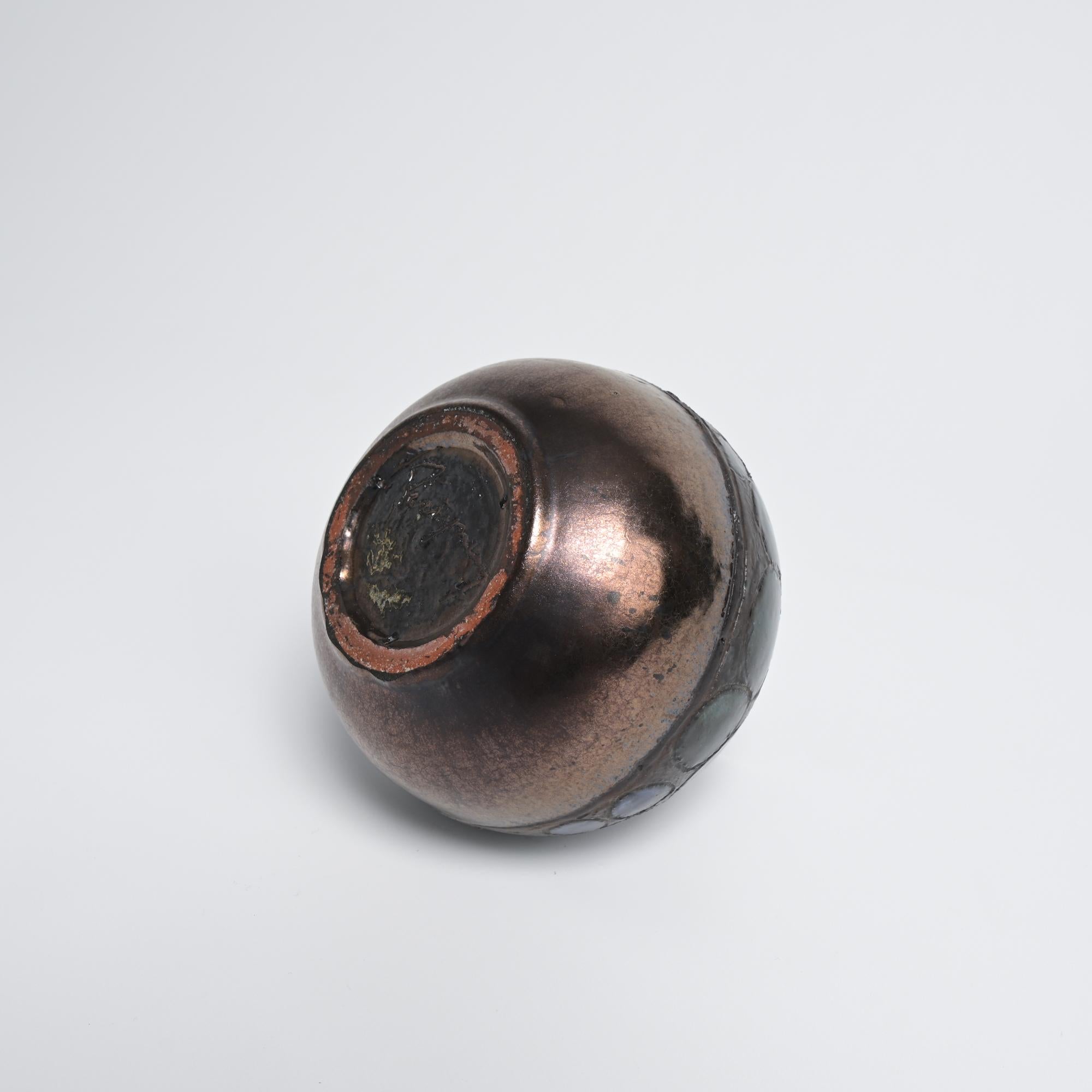 Spherical Vase by Perignem For Sale 10