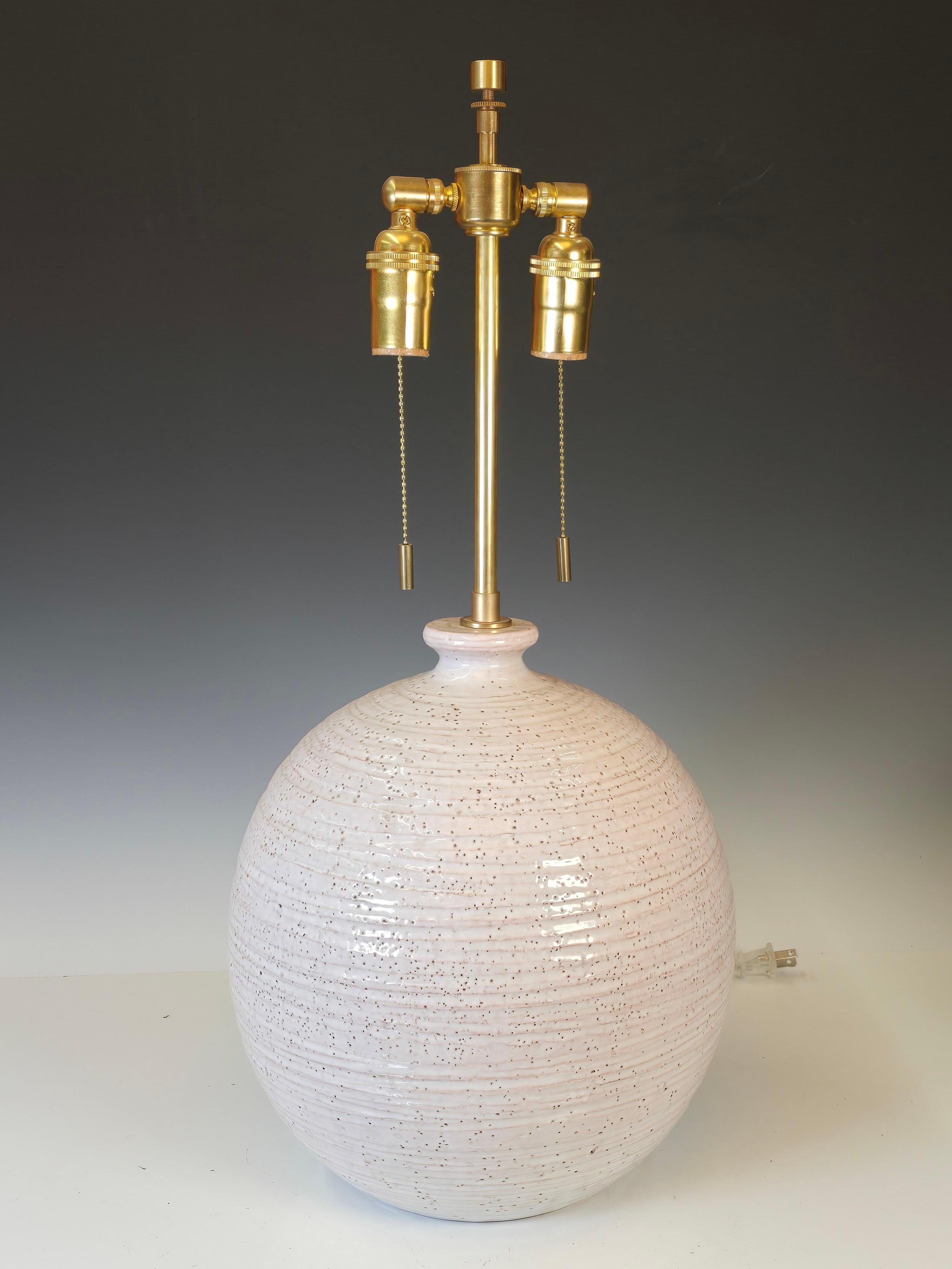 Spherical White Lamp by Bitossi For Sale 1