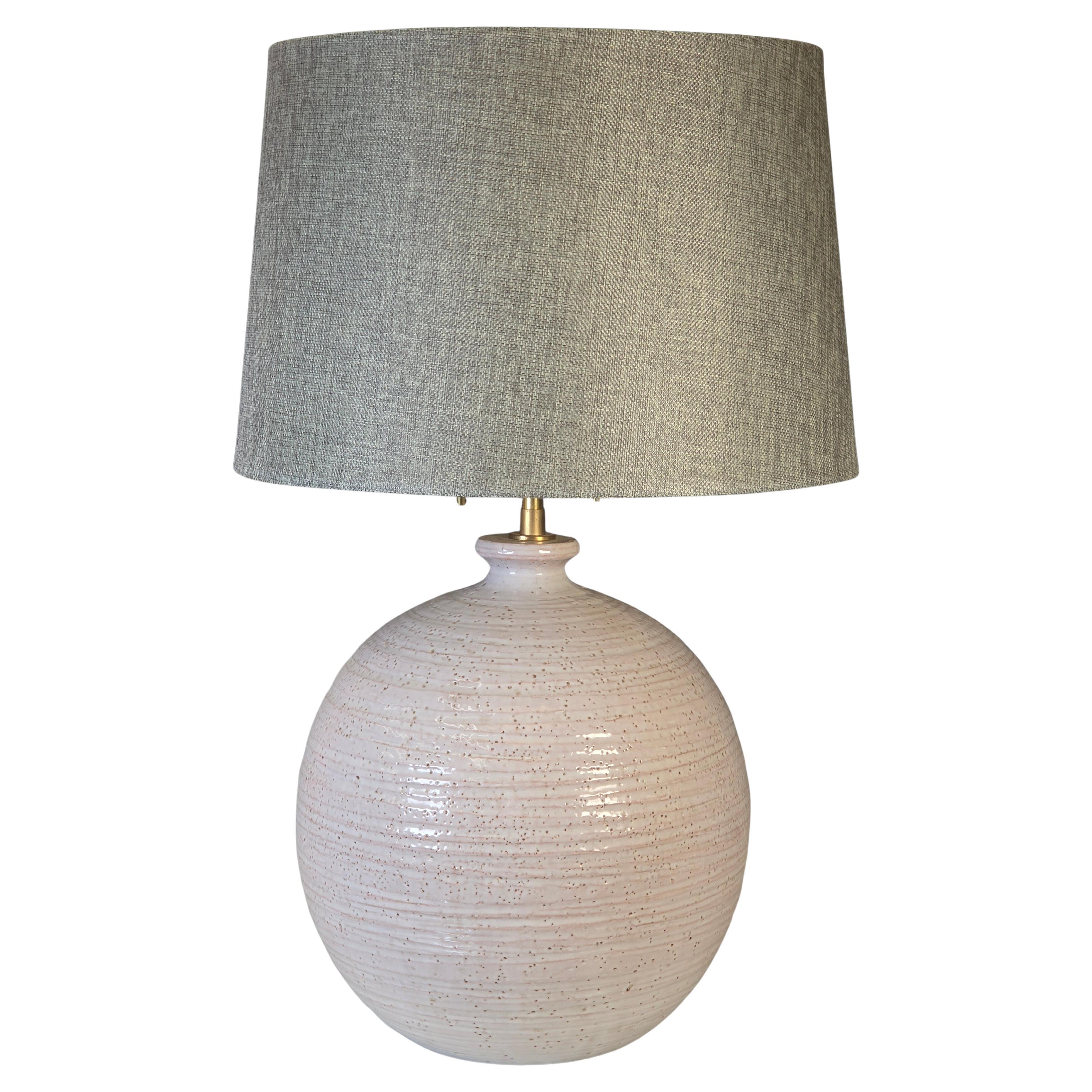 Spherical White Lamp by Bitossi For Sale