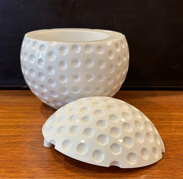 Spherical White Plastic Golf Ball Ice Bucket at 1stDibs