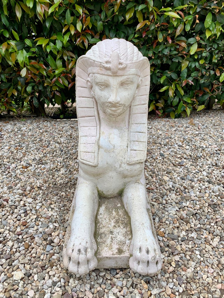Sphinx Garden Statue at 1stDibs