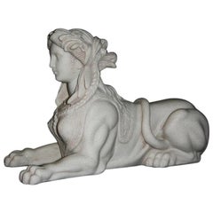 Sphinx Marble Bust, 20th Century