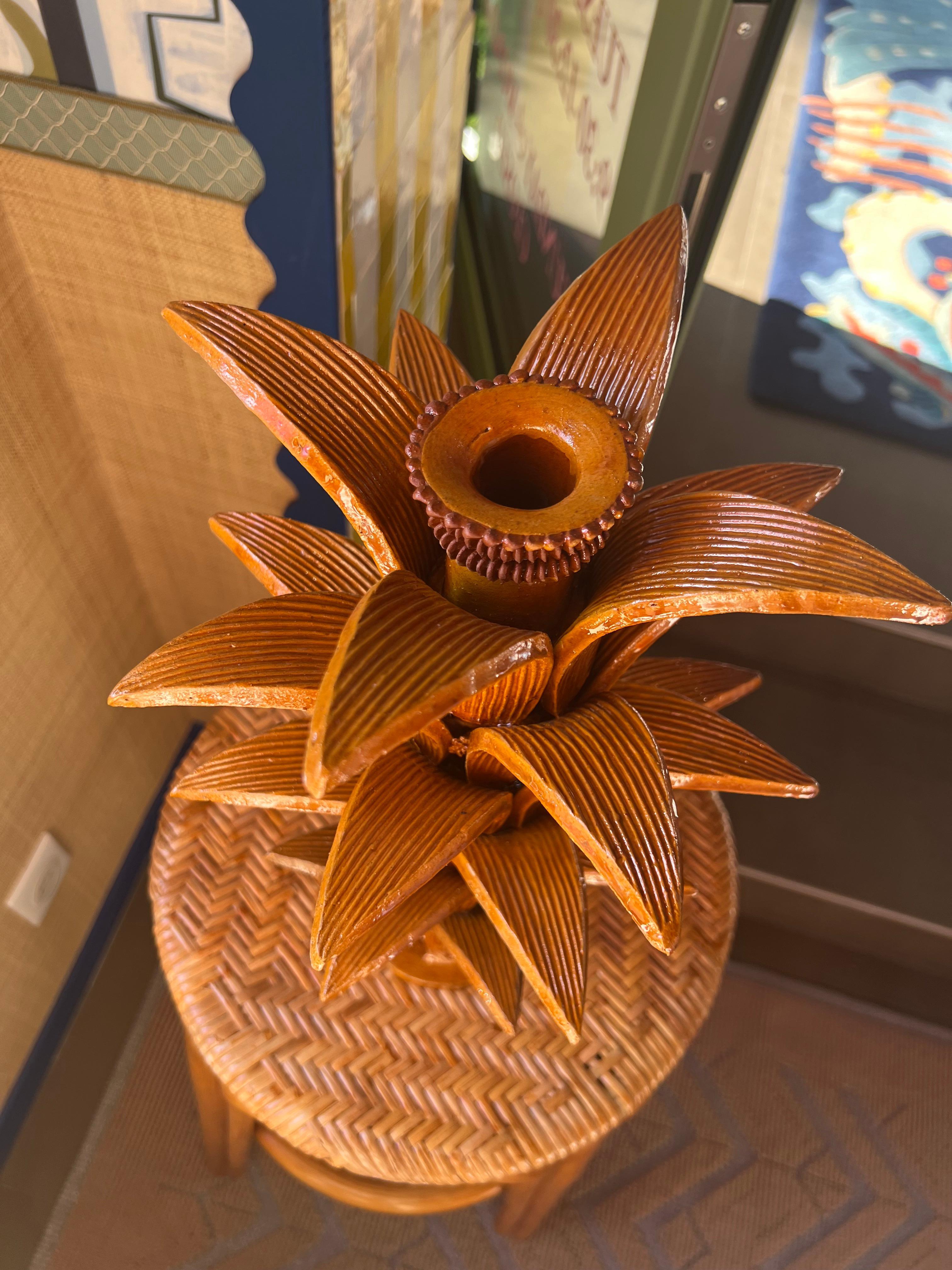 Mexicain Chandelier en forme de palmier à épices par Objekti en vente