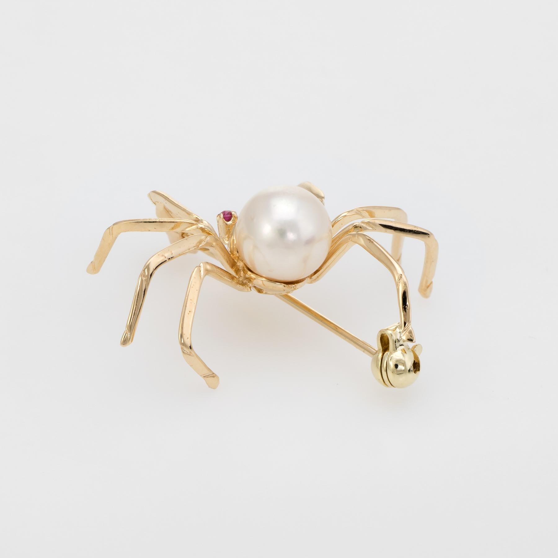 spider brooch vintage