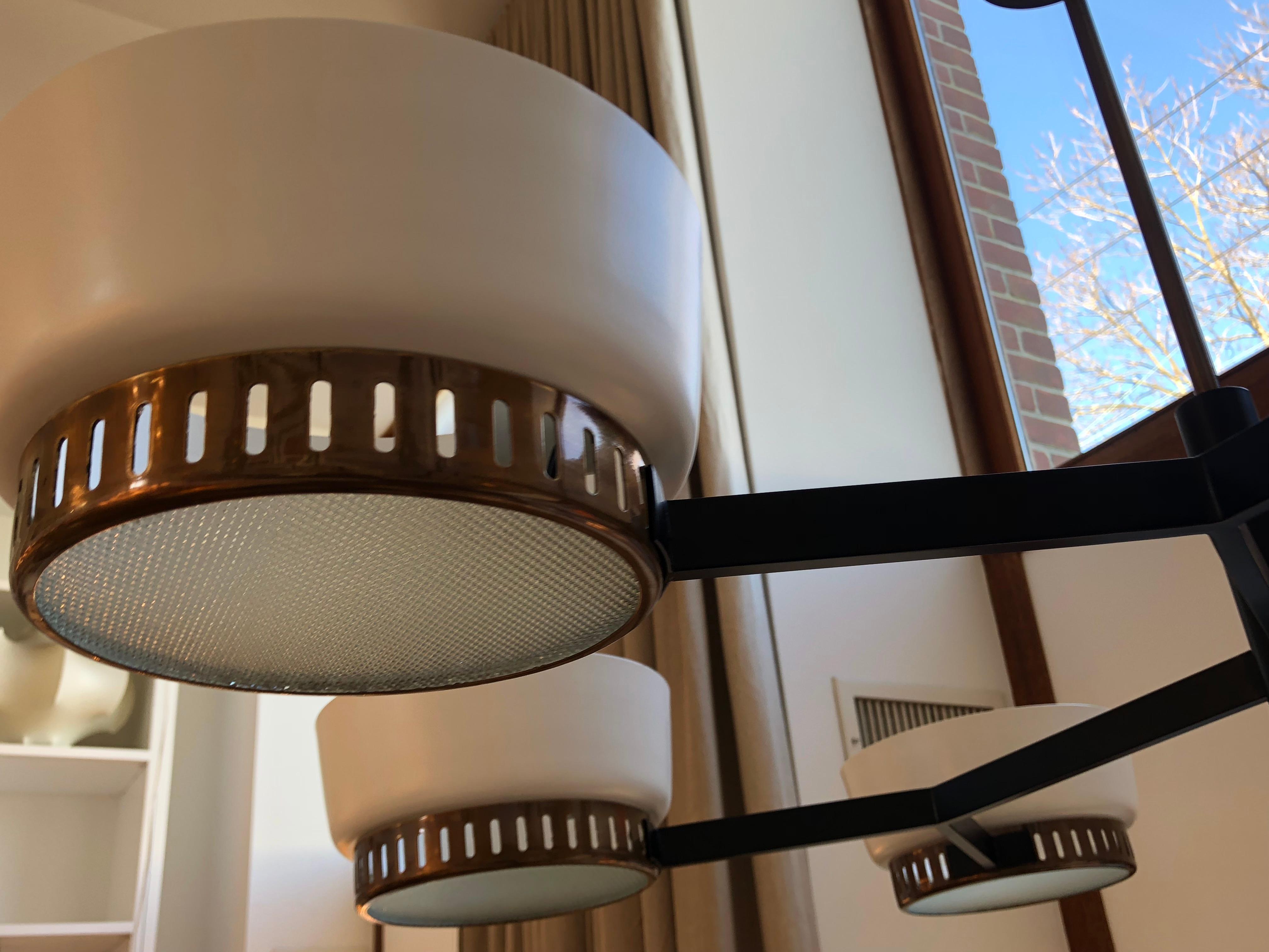 Italiano Lampadario Spider di Le Lampade in vendita