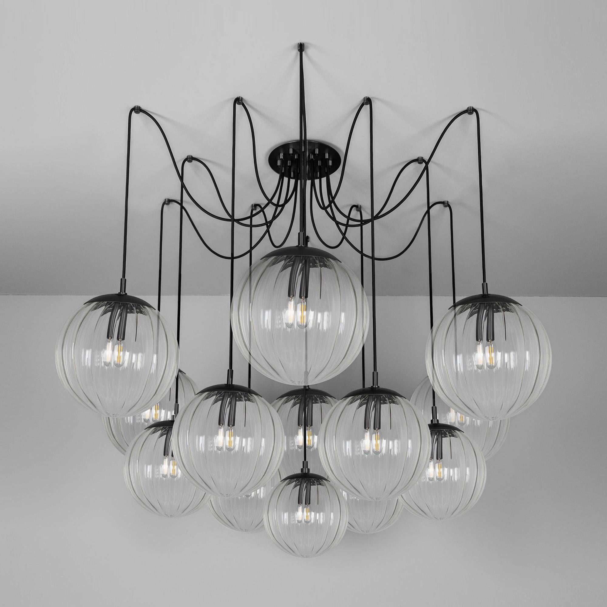 European Spider Chandelier For Sale