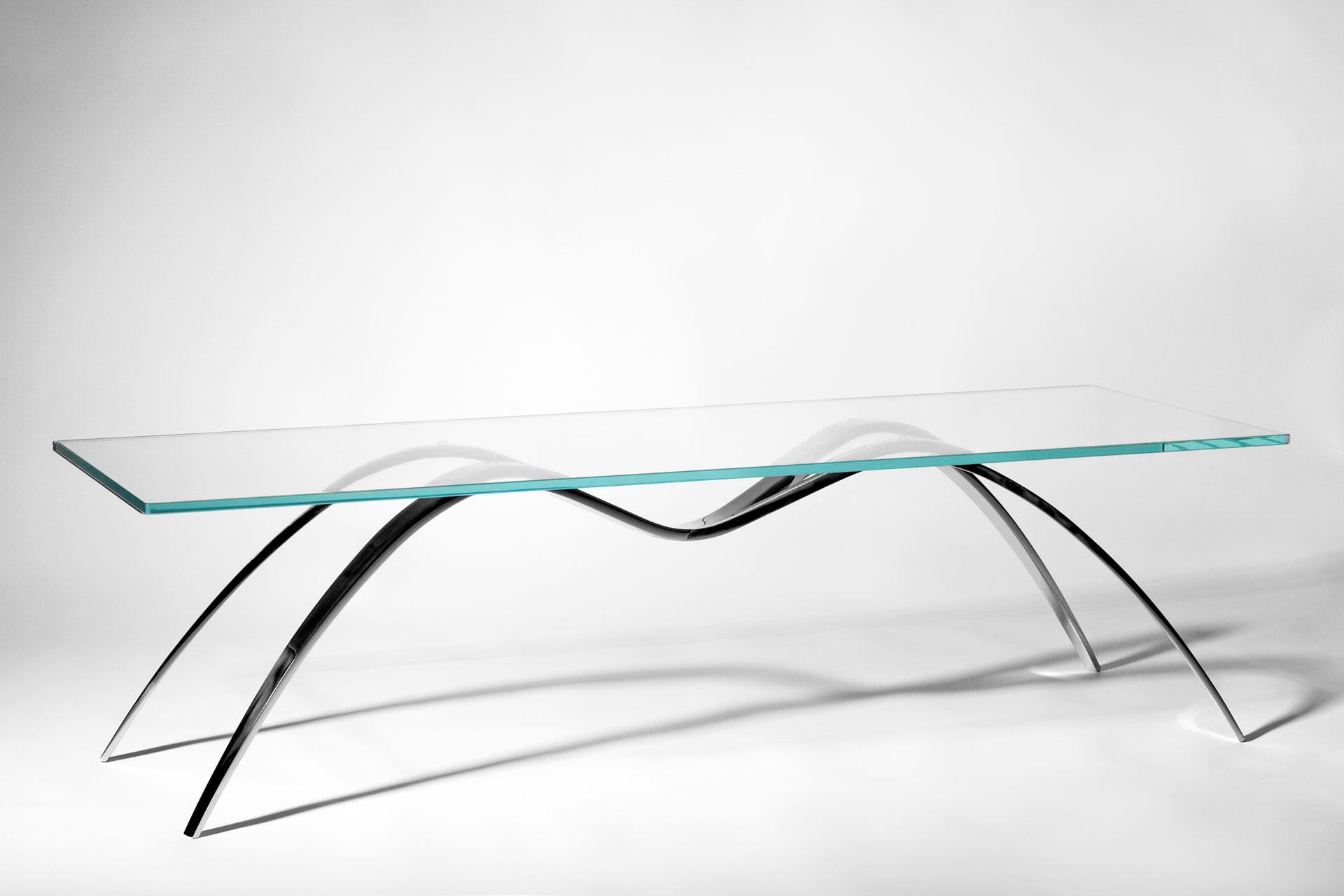 Postmoderne Table de salle à manger araignée par Barberini & Gunnell en vente