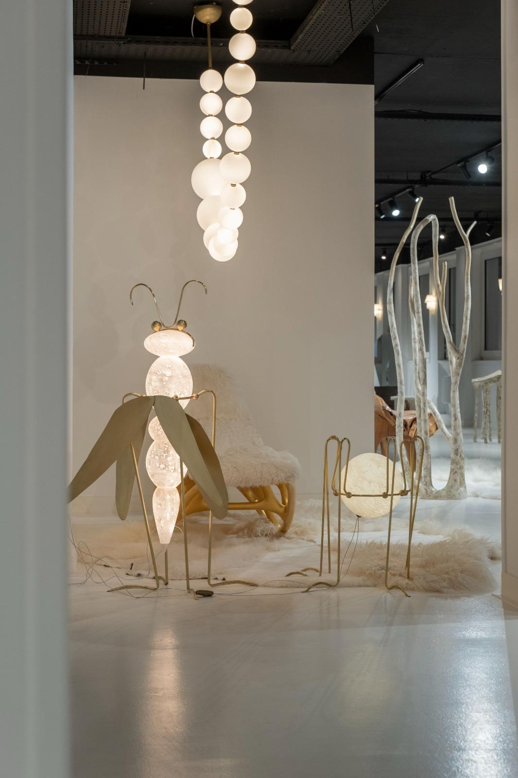 Contemporary Spider, Floor Lamp Sculpture, Vincent Darré and Ludovic Clément D’armont