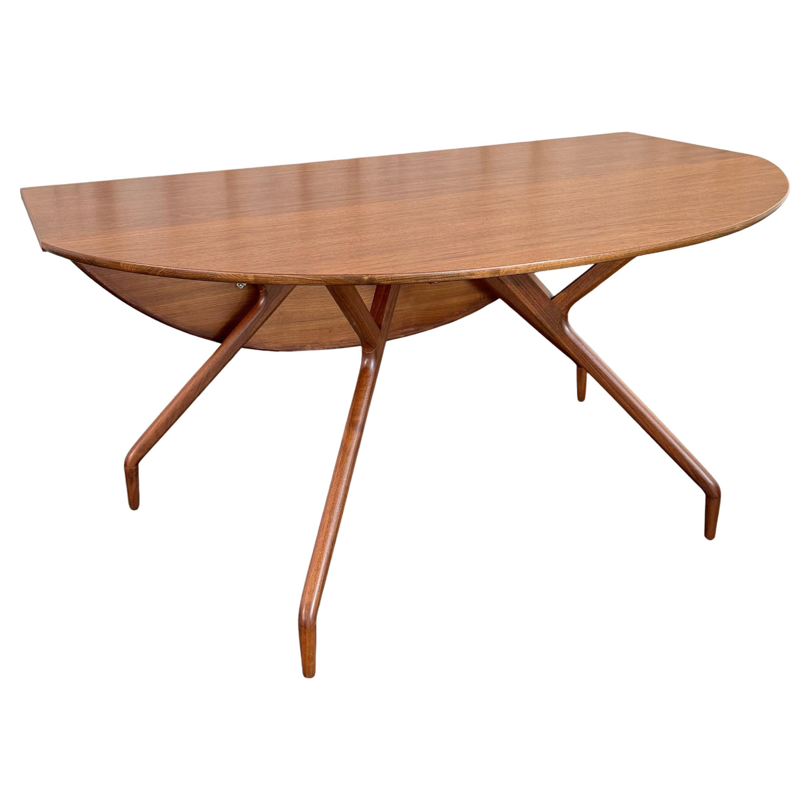 Spider-Leg Drop-Leaf Dining Table By Greta Magnusson Grossman