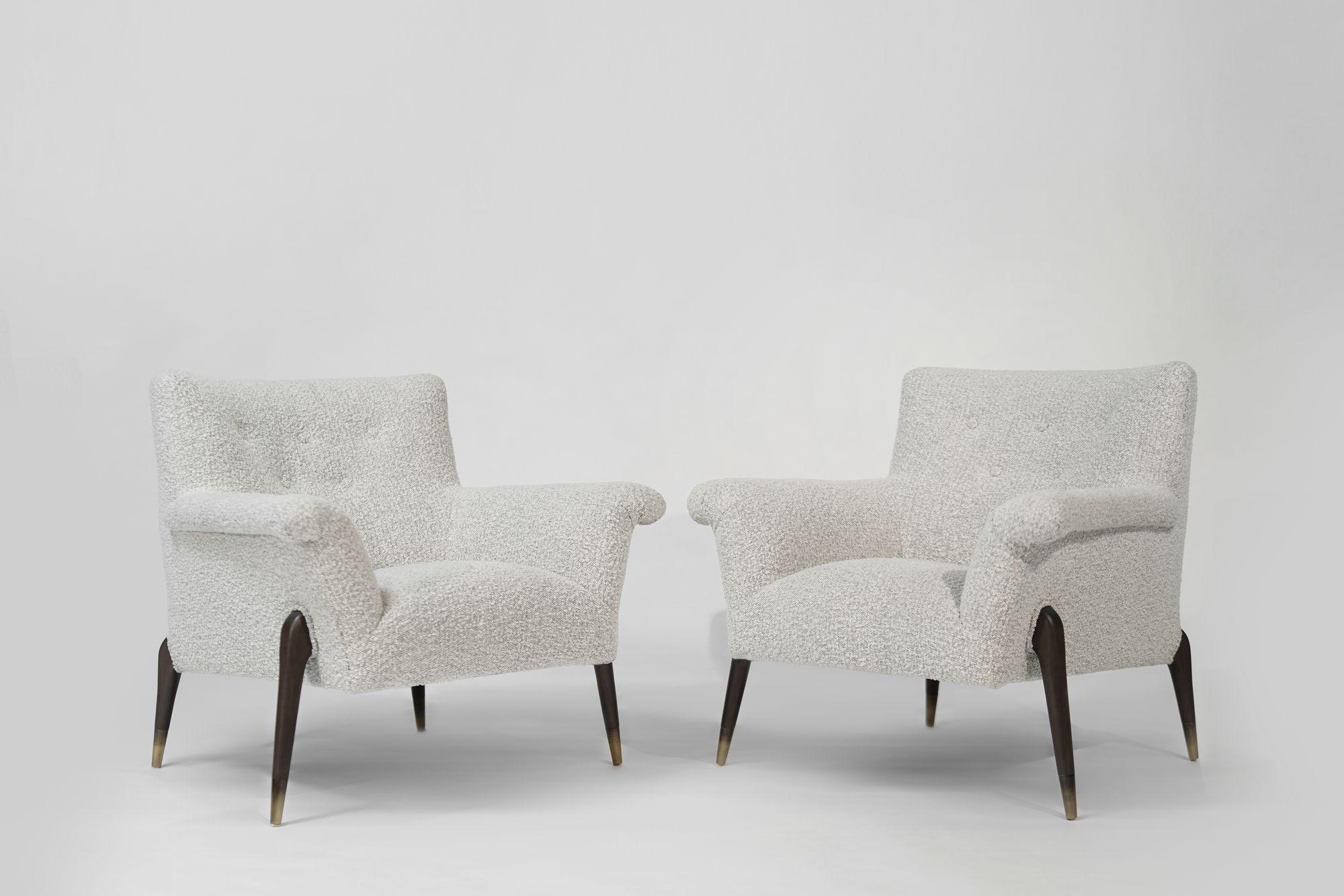Mid-Century Modern Spider Leg Lounge Chairs, Ico Parisi Style, C. 1960s